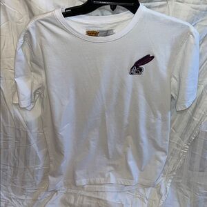 Warner Bros. White Tee with Bugs Bunny Embroidery
